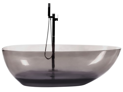 Baignoire îlot noire - en, fonte