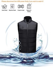 Veste Chauffante Électrique Chargement USB Vêtement de Chauffage