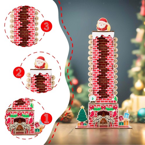 Calendrier avent en bois - calendrier, de