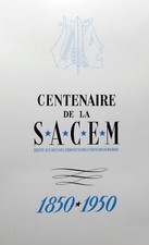 CHANSONS/SACEM/CENTENAIRE/MUSIC HALL/COLETTE/TRANSFORMISTE/CIRQUE/SERGE