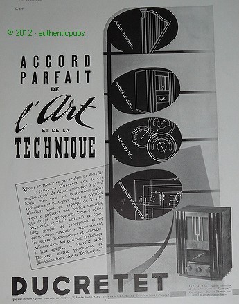 Publicite 1936 poste - 1936,