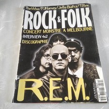 Magazine ROCK & and FOLK – numéro 331  – MARS 1995 – REM