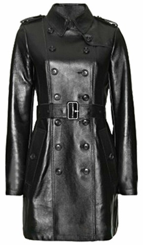 Manteau trench femme - , cuir