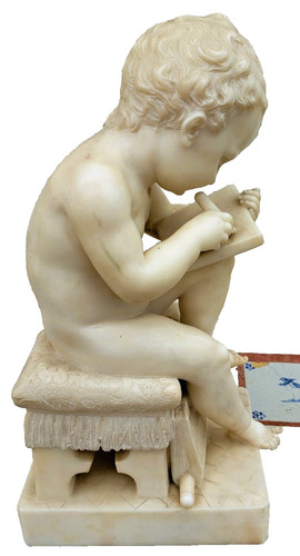 Sculpture marbre blanc - sculpture,