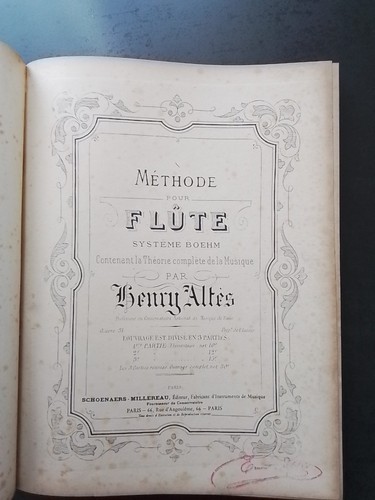 Partition ancienne henry - -,