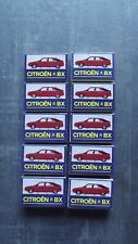 10 BOITES D'ALLUMETTES CITROEN