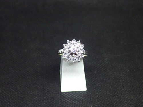 Bague blanc 750 - , 750/ème