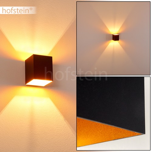 Applique noire dorée lampe - applique,