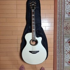 Guitare acoustique électrique Yamaha APX-1000 - Blanc crème métallisé avec...
