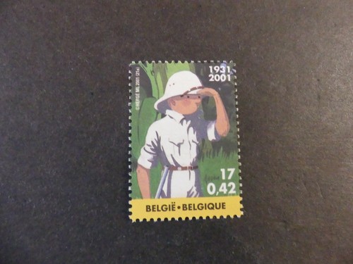 Timbres belge tintin congo - belge, au