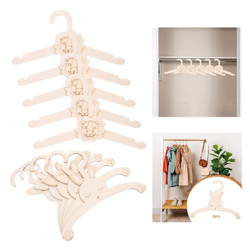 Lot cintres bois pour - bois,