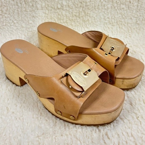 Scholl wooden clog - dr., scholl's