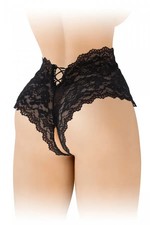 Boxer femme ouvert entre jambe