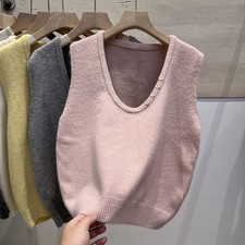 Gilet Sans Manches En Tricot U