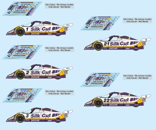 Décal jaguar xjr mans - jaguar,
