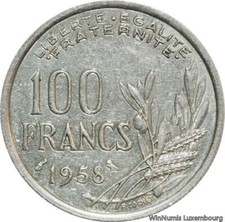 V8784 France 100 Francs Cochet