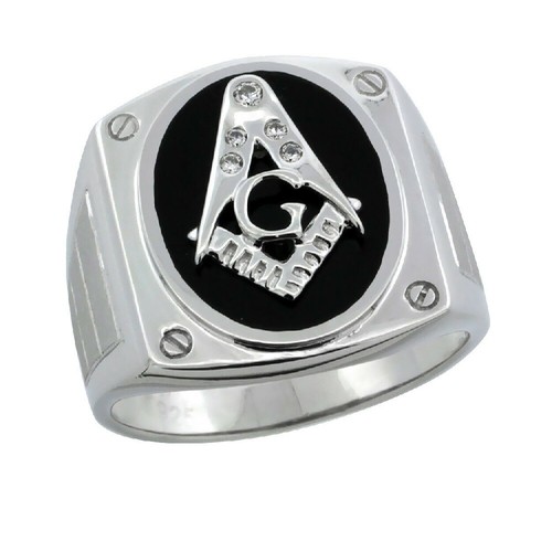Homme argent sterling noir - homme,