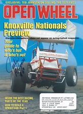 JUSTIN ALLGAIER AUTOGRAPHED SEPTEMBER 2001 OPEN WHEEL SPRINT CAR RACING MAGAZINE