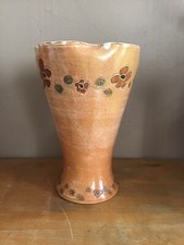 Grand vase grès motifs - grand, en