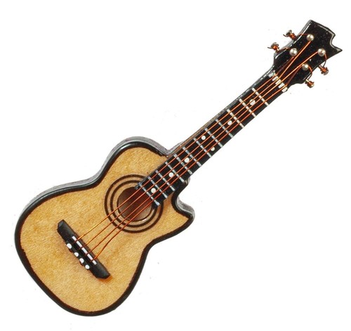 Poupées maison guitare - maison,