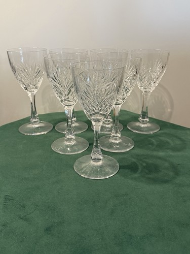 Verres vin cristal signé - verres, À