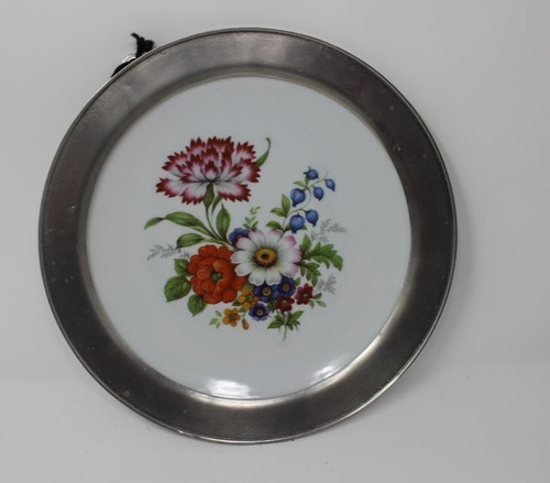 Assiette limoges fleurs - assiette,