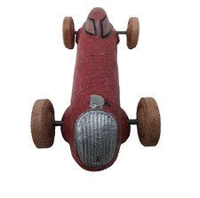 Record Car Mercedes W25 Streamlined Rouge Delahaye 1934 Platre et Farine no JRD