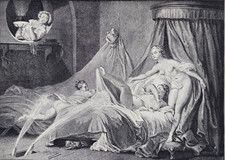 Gravure CURIOSA, 1913 : LES