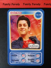 Justin Russo 178/180 Carte Disney Les Sorciers de Waverly Place Auchan 2010 Fr