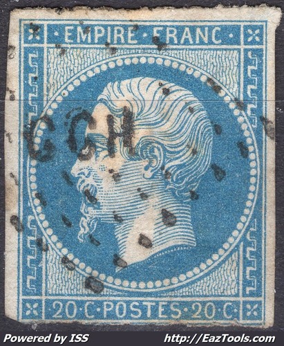 France empire 20c bleu 14 - 20c,