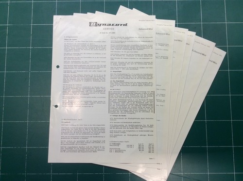 Service manual schema dynacord - schema,
