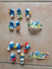 schtroumpf kinder 2 serie avec BPZ  figurines demontable