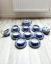 Service à thé Spode Blue Italian 19 pièces