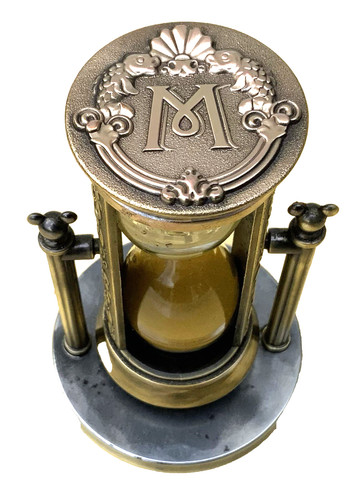 Joli sablier ancien bronze - sablier,