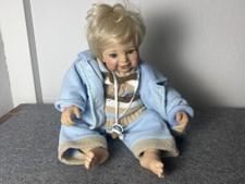 Poupée d'artiste poupée Monika Peter poupée légère en vinyle 62 cm. Excellent...