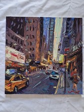 tableau huile sur toile signé