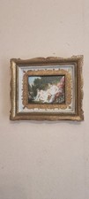Beautifull watercolor "Diana coming out of the bath" miniature François Boucher 