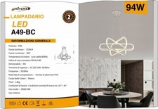 Lustre UNIVERSO LED Blanc 94W