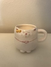Vintage Bitsy 3D Raised Cat