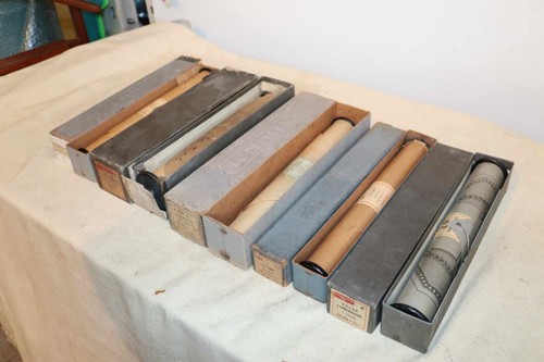 Ancien lot5 rouleau papier - de,