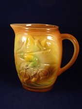 Ancien pichet pot à eau barbotine vélo Cyclisme Tour France St Clément 1950 col