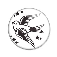 Badge HIRONDELLE et ETOILES