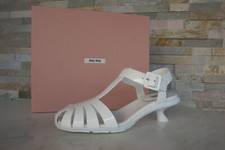 MIU MIU 38,5 Sandales T-Strap