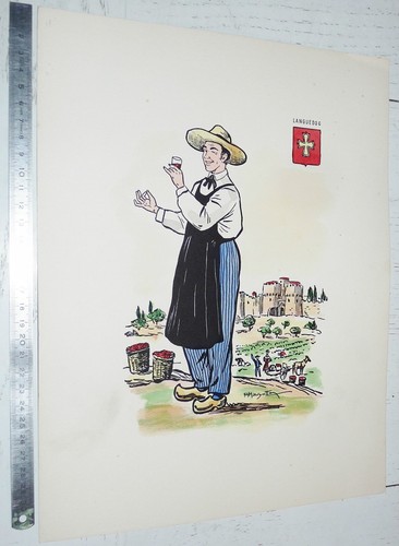 Planche chromo 1955 societe - planche,