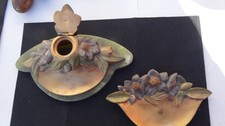 ENCRIER BRONZE + VIDE POCHE