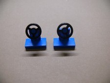 Lego 2 x blue Vehicle, Steering Stand  w/ Steering Wheel 70322 6429 ref 3829c01