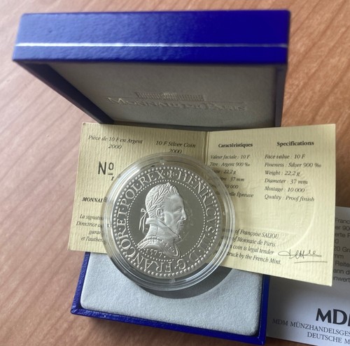 Rare coffret francs 2000 - coffret,