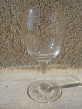 Rare et ancien verre RICARD forme verre à vin gravé à l'acide RICARD sur le pied