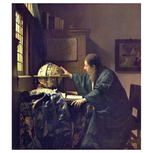 Stampa tela astronomo - -,