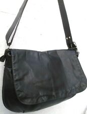 TEXIER grand Sac besace bandoulière   cuir  Authentique  vintage 